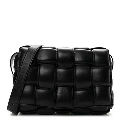Bottega Veneta Nappa Maxi Intreccio Padded Cassette Crossbody Bag Black 1 of 14