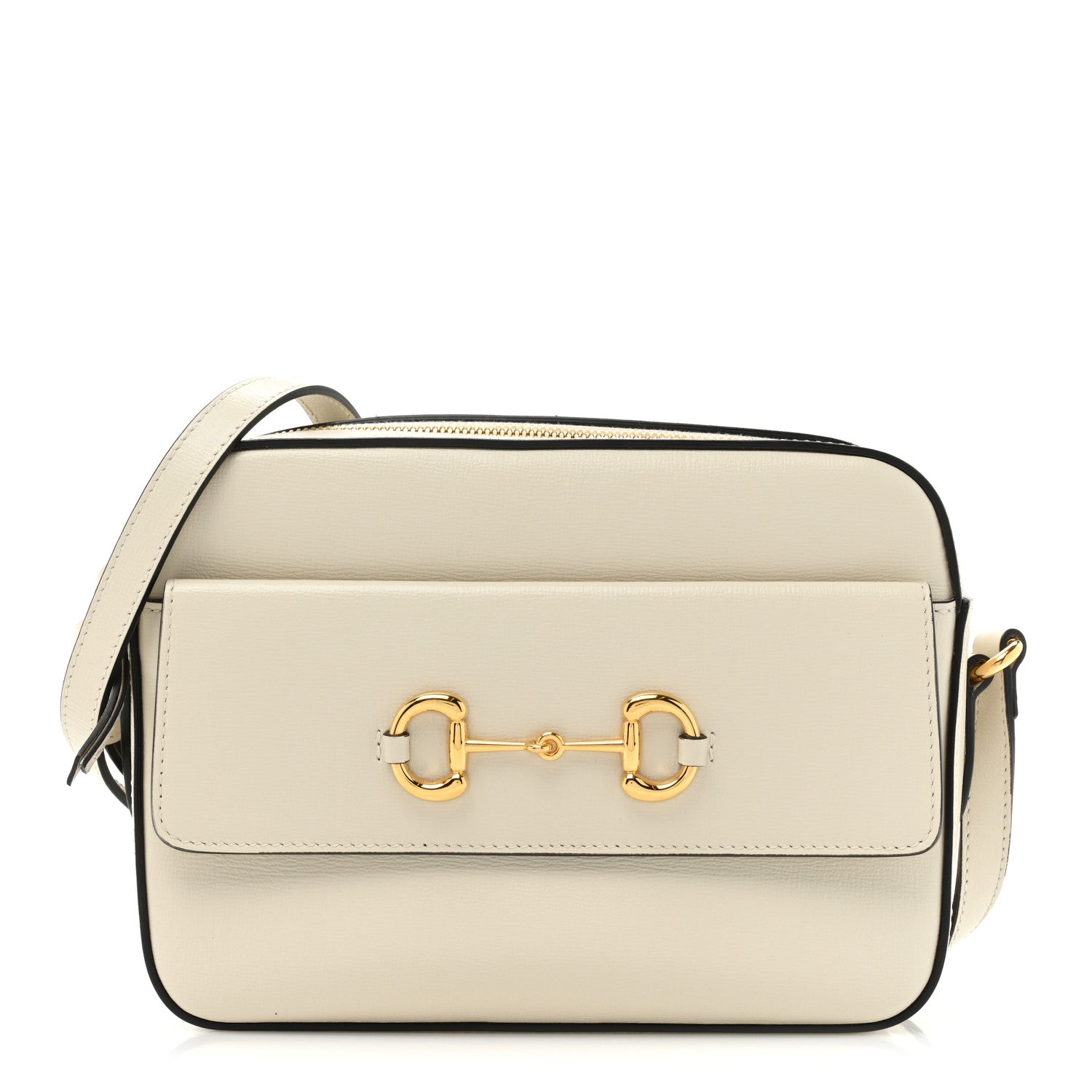 Gucci Azalea Calfskin Small Horsebit 1955 Shoulder Bag Mystic White 1 of 11