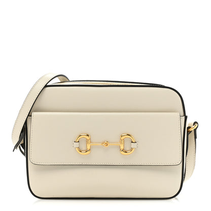 Gucci Azalea Calfskin Small Horsebit 1955 Shoulder Bag Mystic White 1 of 11