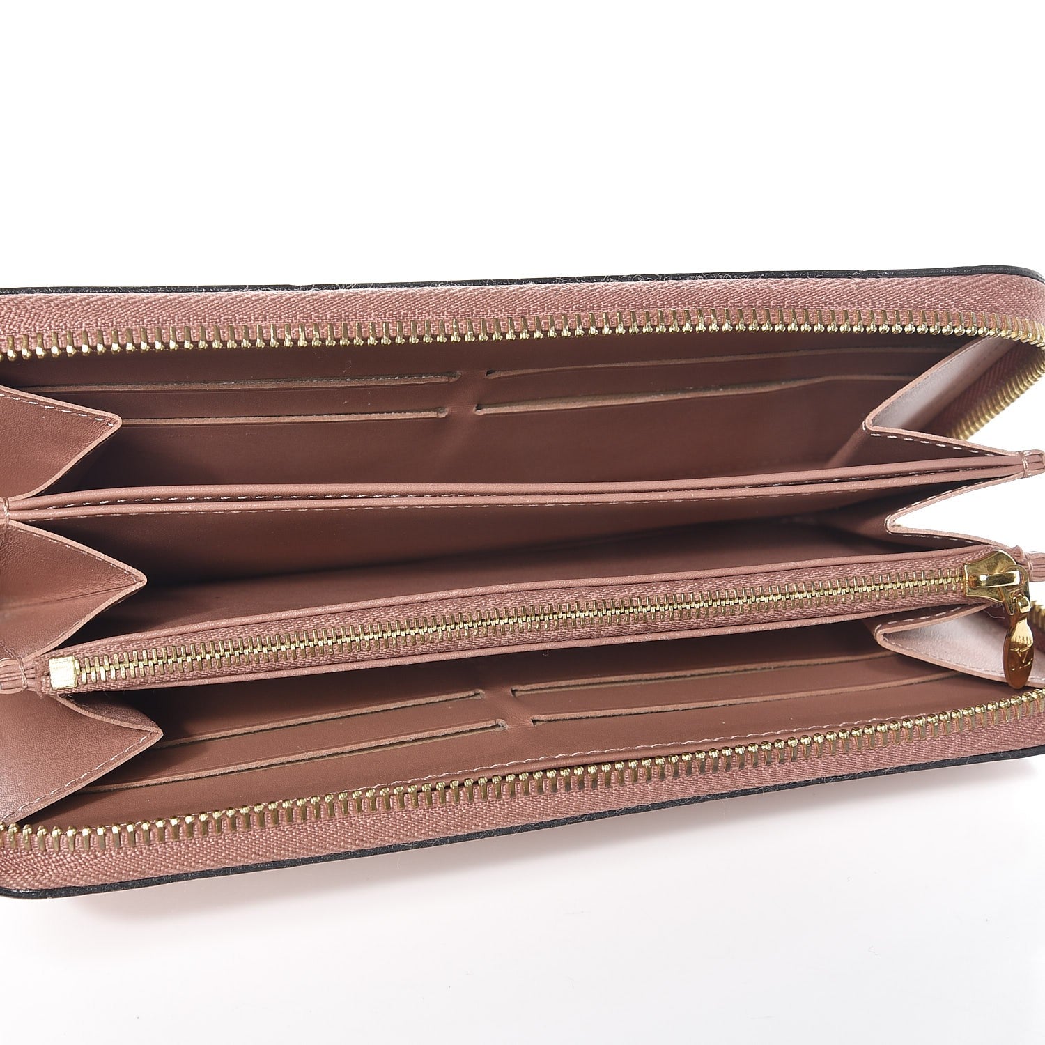 Louis Vuitton Vernis Zippy Wallet Rose Velours 5 of 7