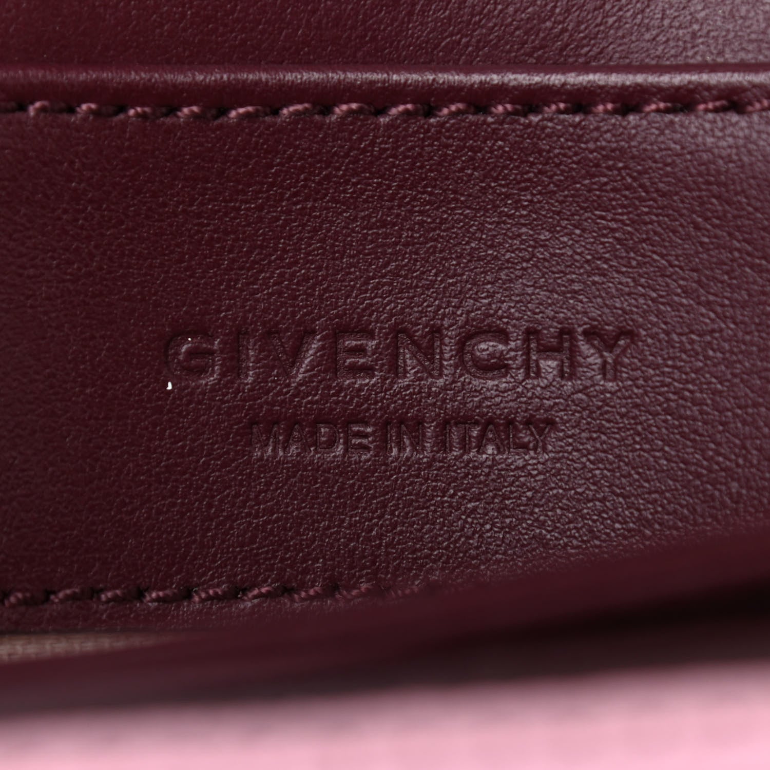 Givenchy Calfskin Duetto Crossbody Bag Burgundy Pink 7 of 11