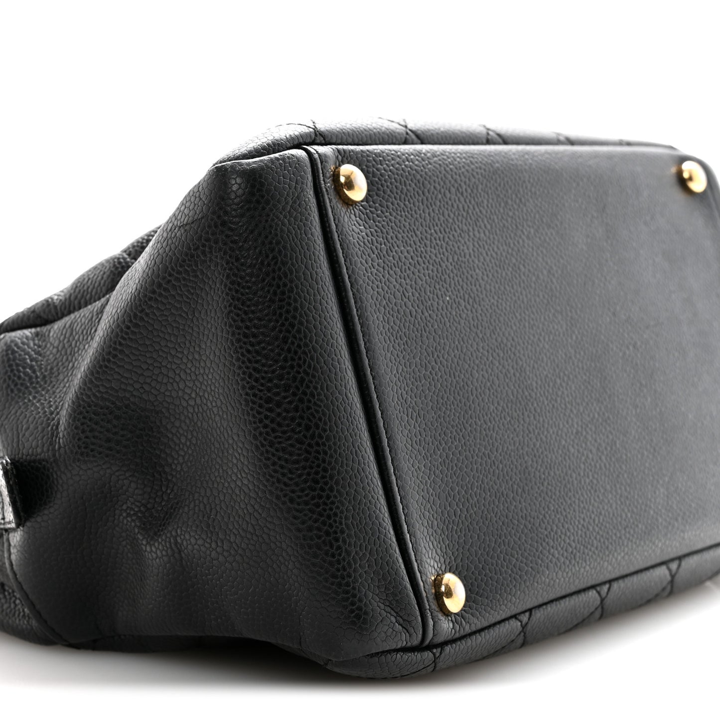 Caviar Quilted Petit Timeless Tote PTT Black