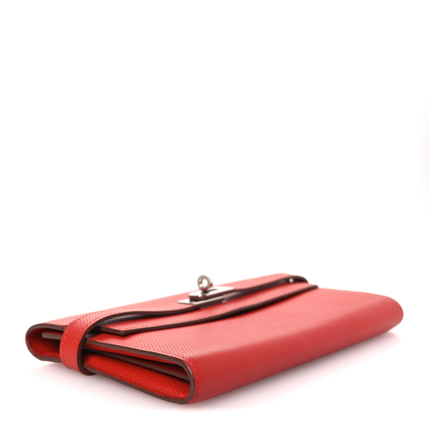 Hermes Grain d'H Kelly Longue Wallet Sanguine 4 of 11