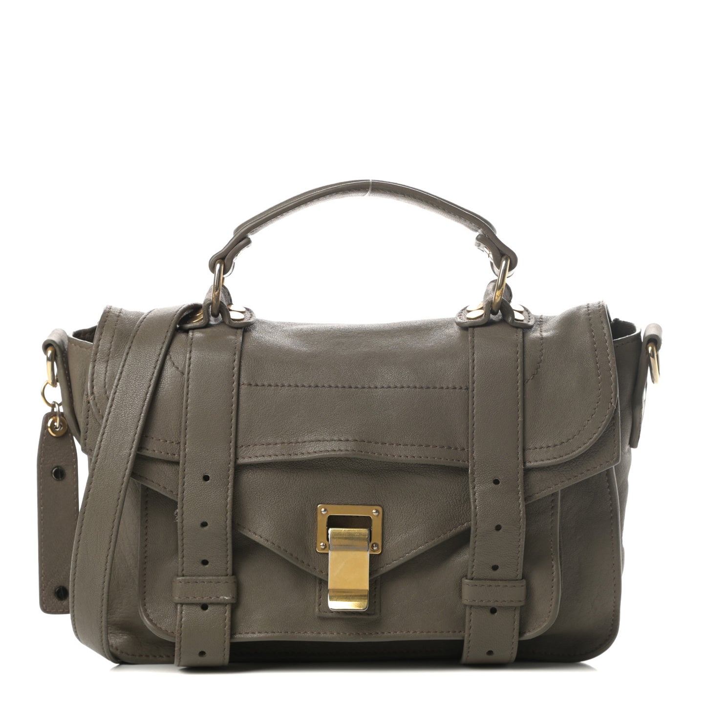 Lambskin Tiny PS1 Satchel Smoke