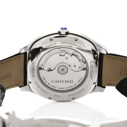 Cartier Stainless Steel Alligator 41mm Drive De Cartier Automatic Watch Black 4 of 4