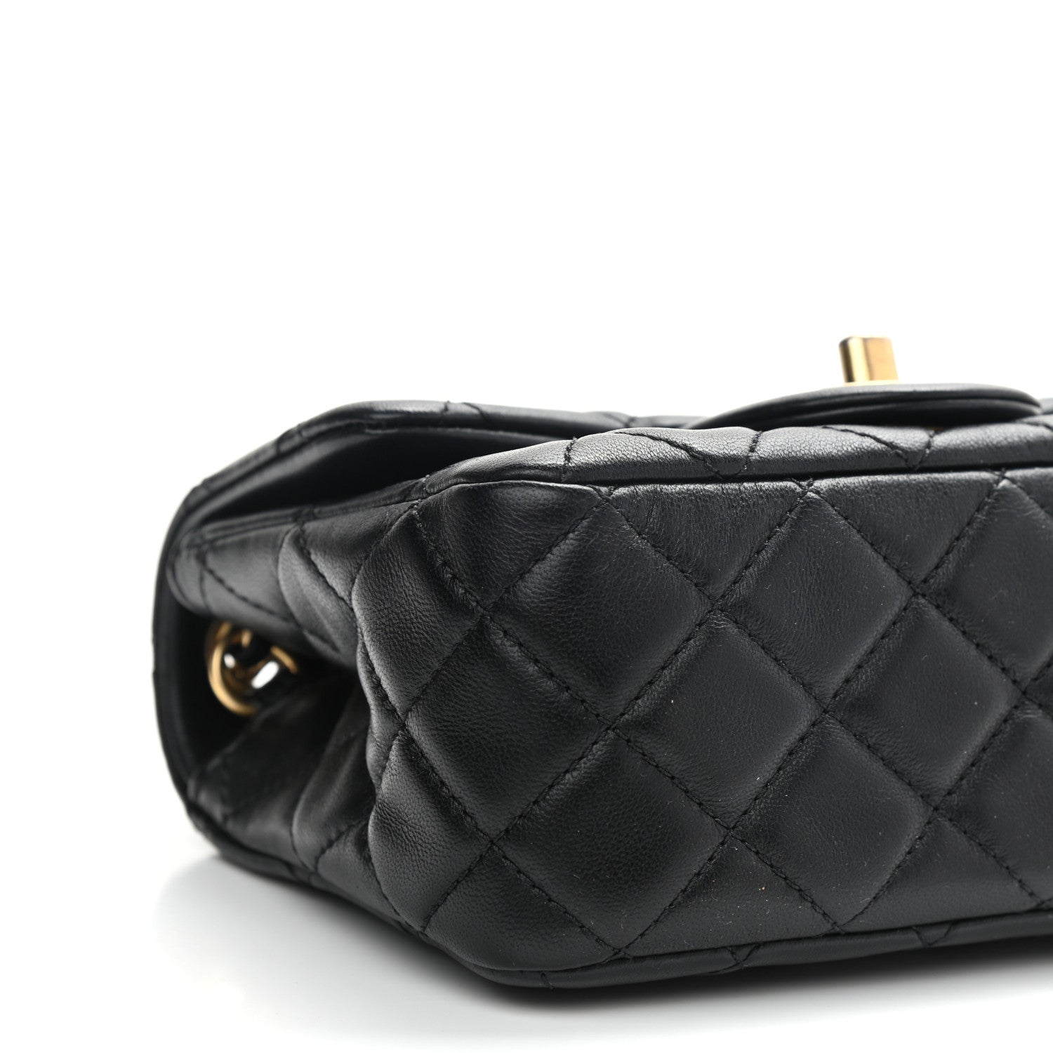 Chanel Lambskin Quilted Mini Pearl Crush Flap Black 8 of 9