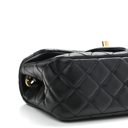 Chanel Lambskin Quilted Mini Pearl Crush Flap Black 8 of 9