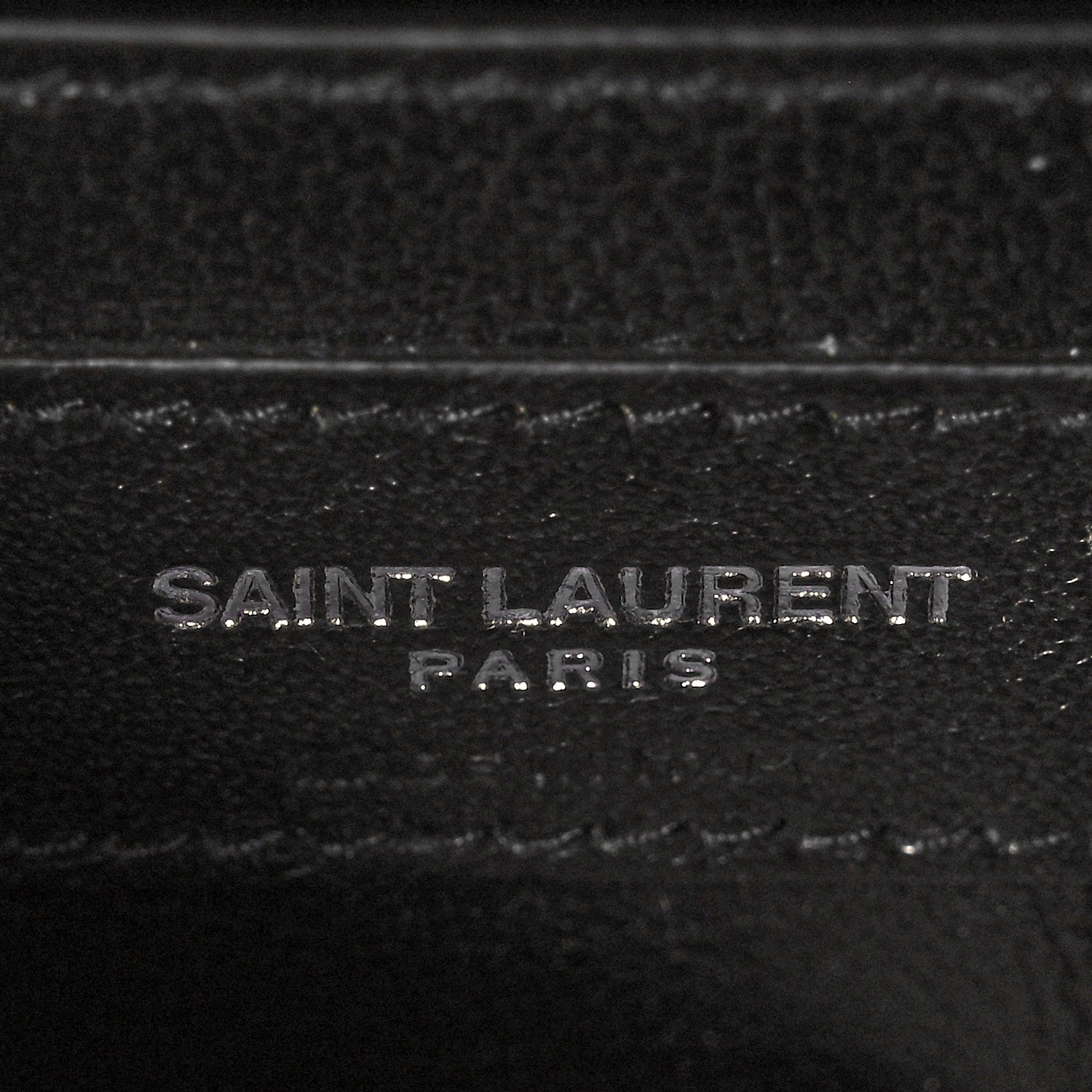 Saint Laurent Grain De Poudre Small Classic Monogram Kate Tassel Satchel Black 6 of 9