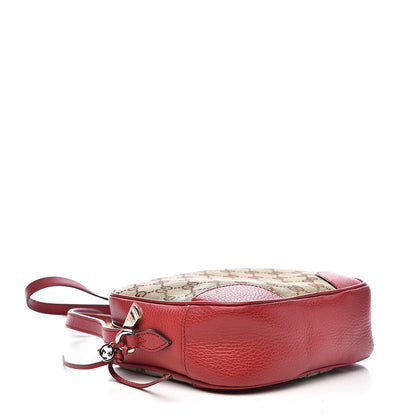 Gucci Monogram Mini Bree Messenger Bag Red 4 of 11