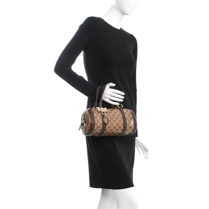 Gucci Crystal Monogram Duchessa Boston Tote Bag Brown 2 of 10