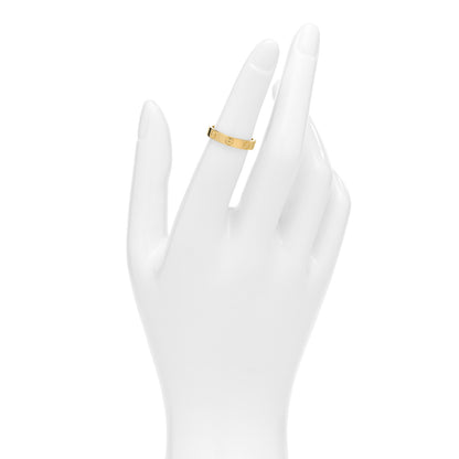 Cartier 18K Yellow Gold 3.5mm LOVE Wedding Band Ring 50 5.25 2 of 5