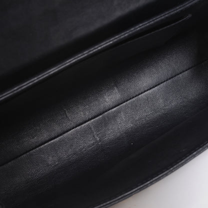 Chanel Lambskin Chocolate Bar Accordion Mademoiselle Black 5 of 7