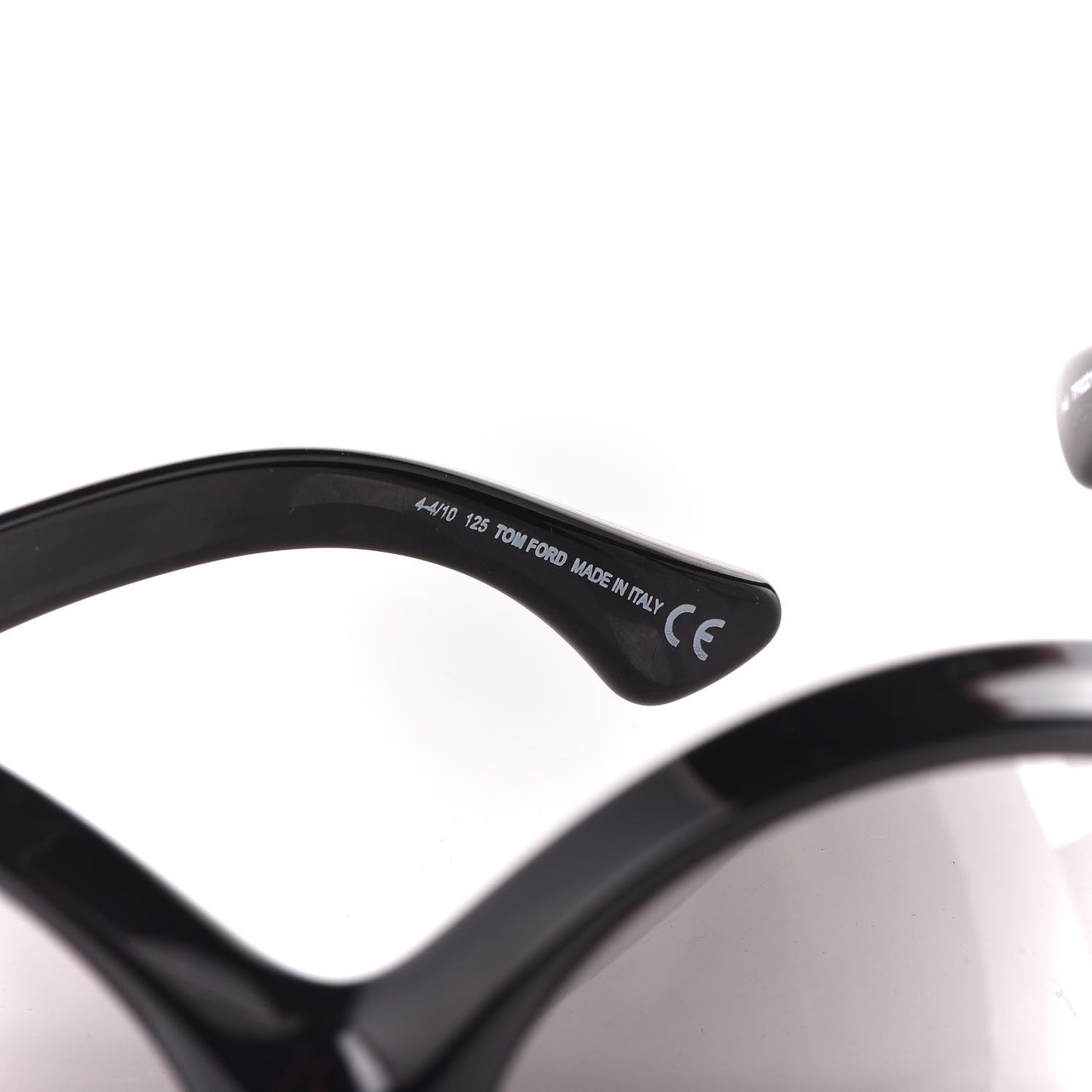 Ali Oversized Round Sunglasses TF0221 Black