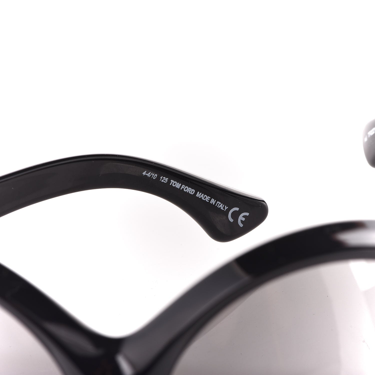 Tom Ford Ali Oversized Round Sunglasses TF0221 Black 5 of 9