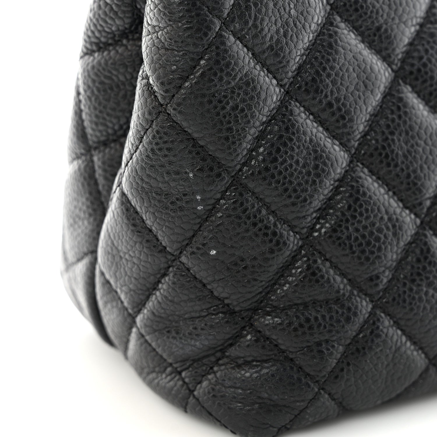 Chanel Lambskin Quilted Cosmetic Case Black 10 of 12