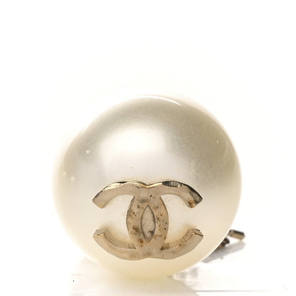 Chanel Pearl CC Chain Drop Earrings Gold 4 of 4