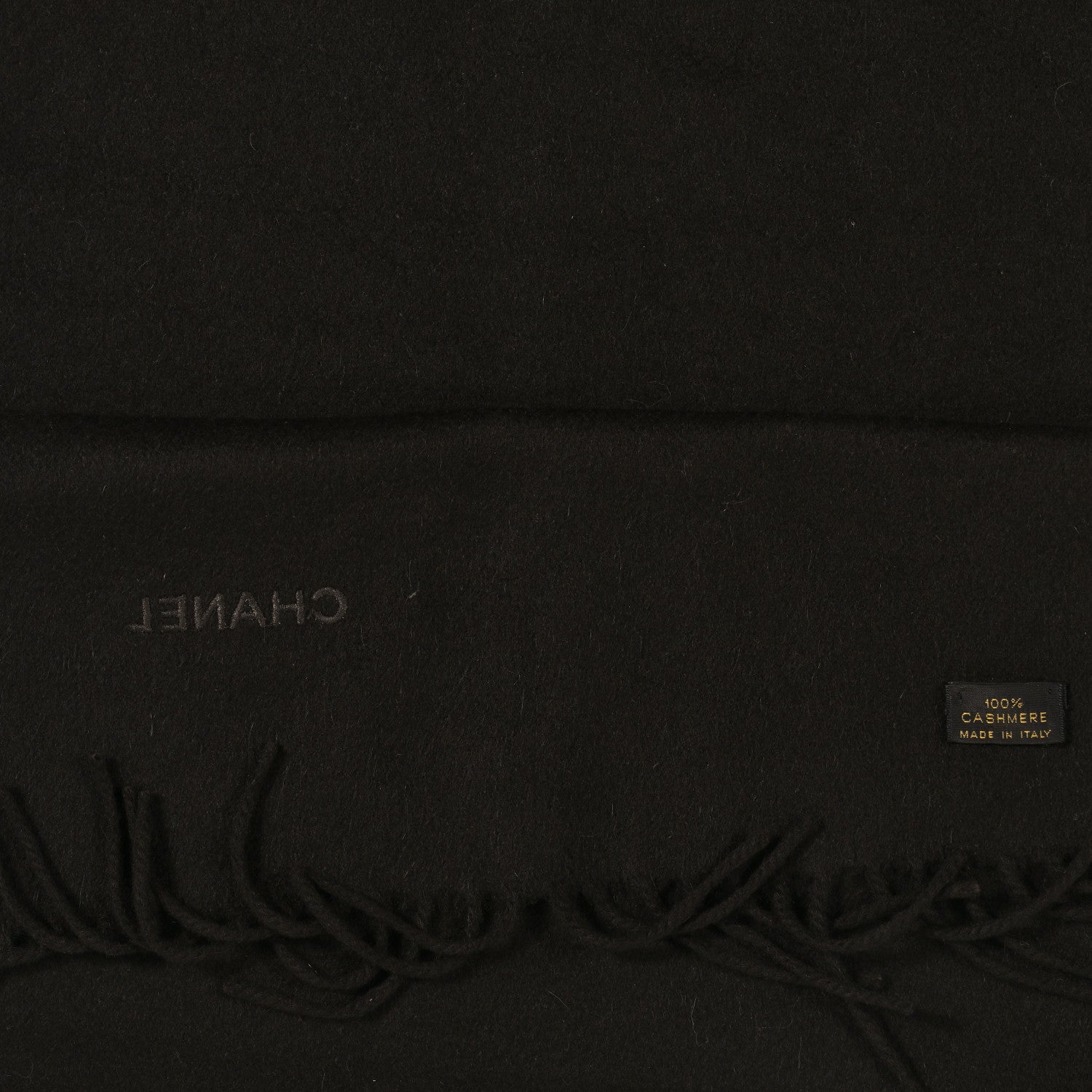 Chanel Cashmere Scarf Brown 3 of 3