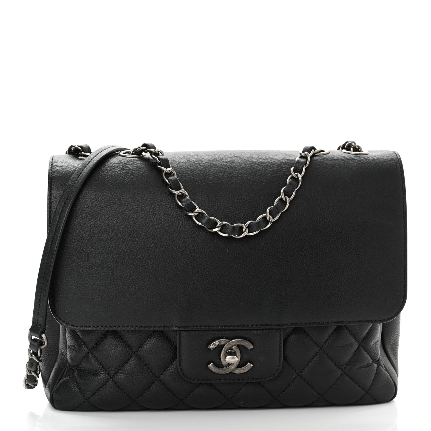 Chanel Caviar Quilted All About Flap Bag Black 1 of 12