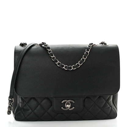 Chanel Caviar Quilted All About Flap Bag Black 1 of 12