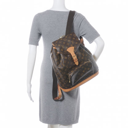 Louis Vuitton Monogram Montsouris GM Backpack 2 of 9