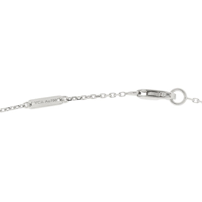 Van Cleef & Arpels 18K White Gold Turquoise Sweet Alhambra Butterfly Pendant Necklace 5 of 5