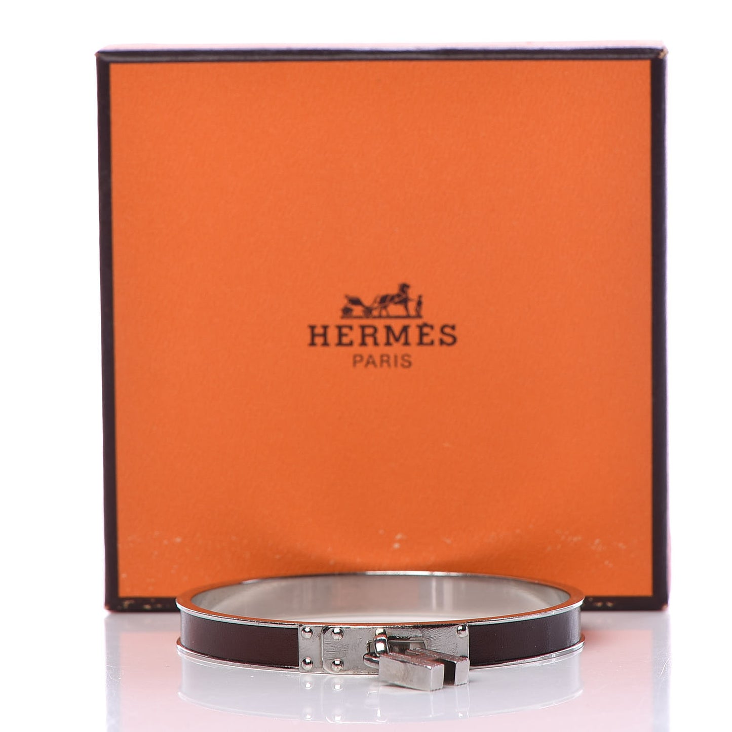 Box Kelly H Cadena Bracelet Chocolate