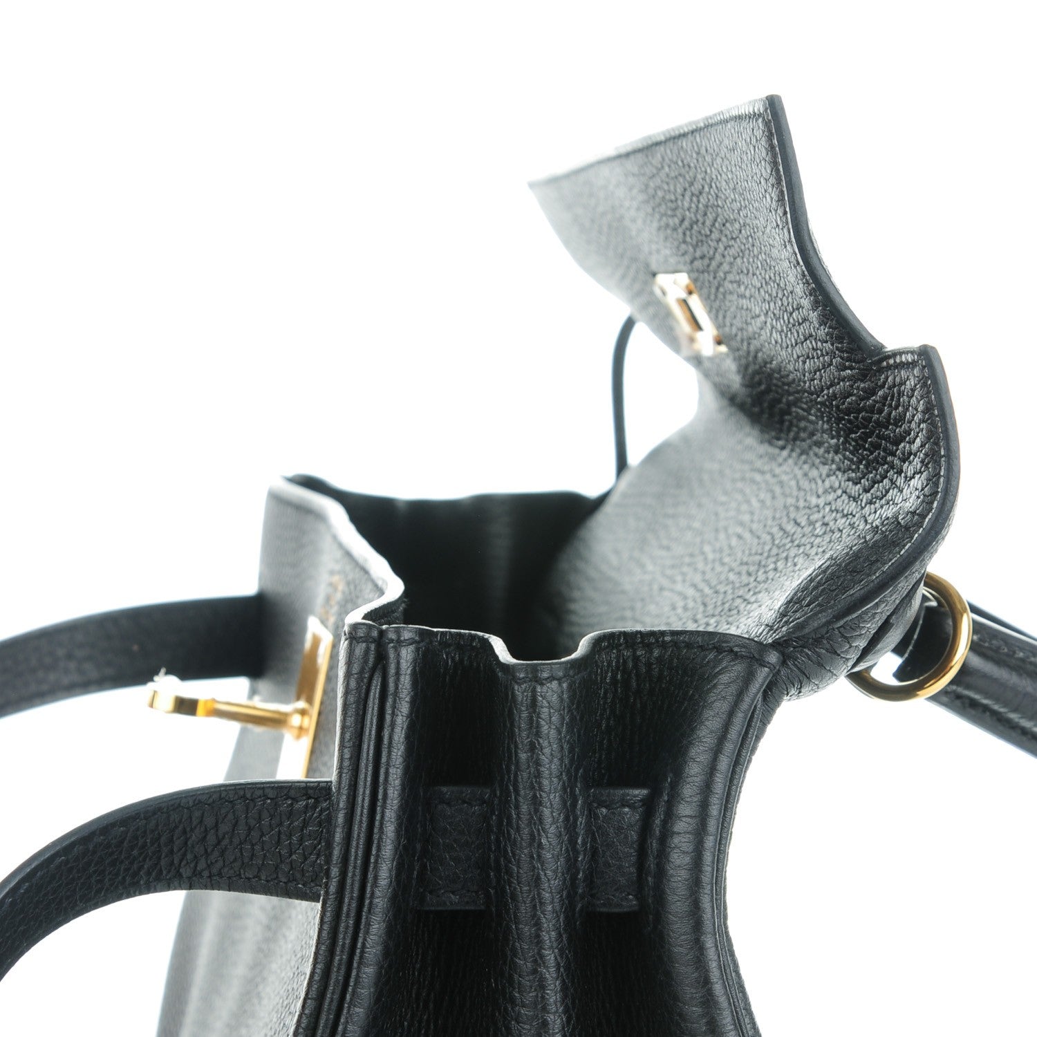 Hermes Togo Kelly Retourne 32 Black 16 of 24