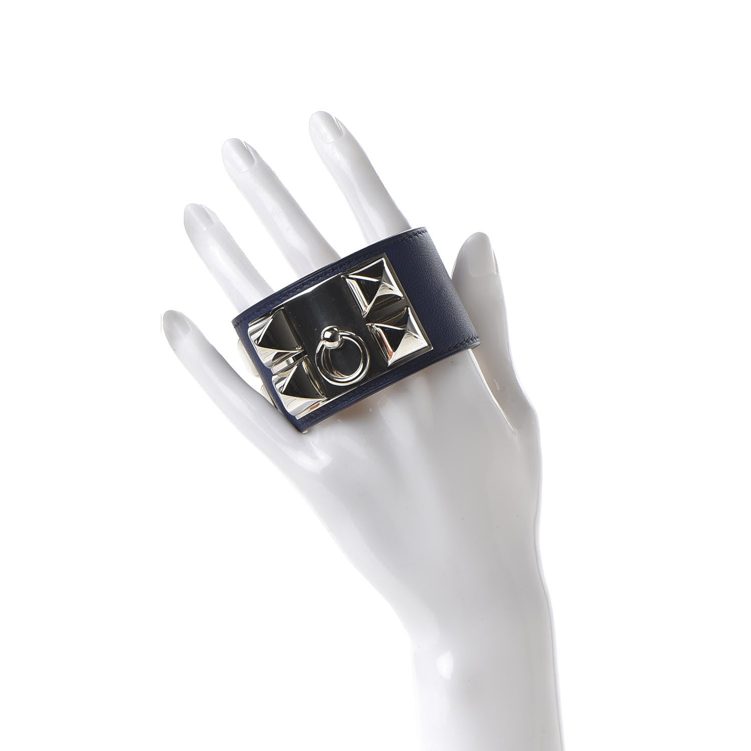 Hermes Swift Collier De Chien CDC Bracelet S Bleu Saphir 2 of 5