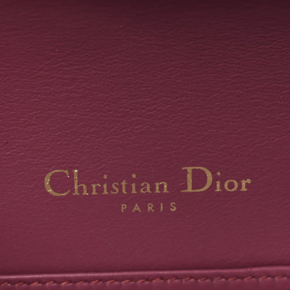 Christian Dior Patent Cannage Lady Dior Convertible Clutch Mallow Rose 7 of 10