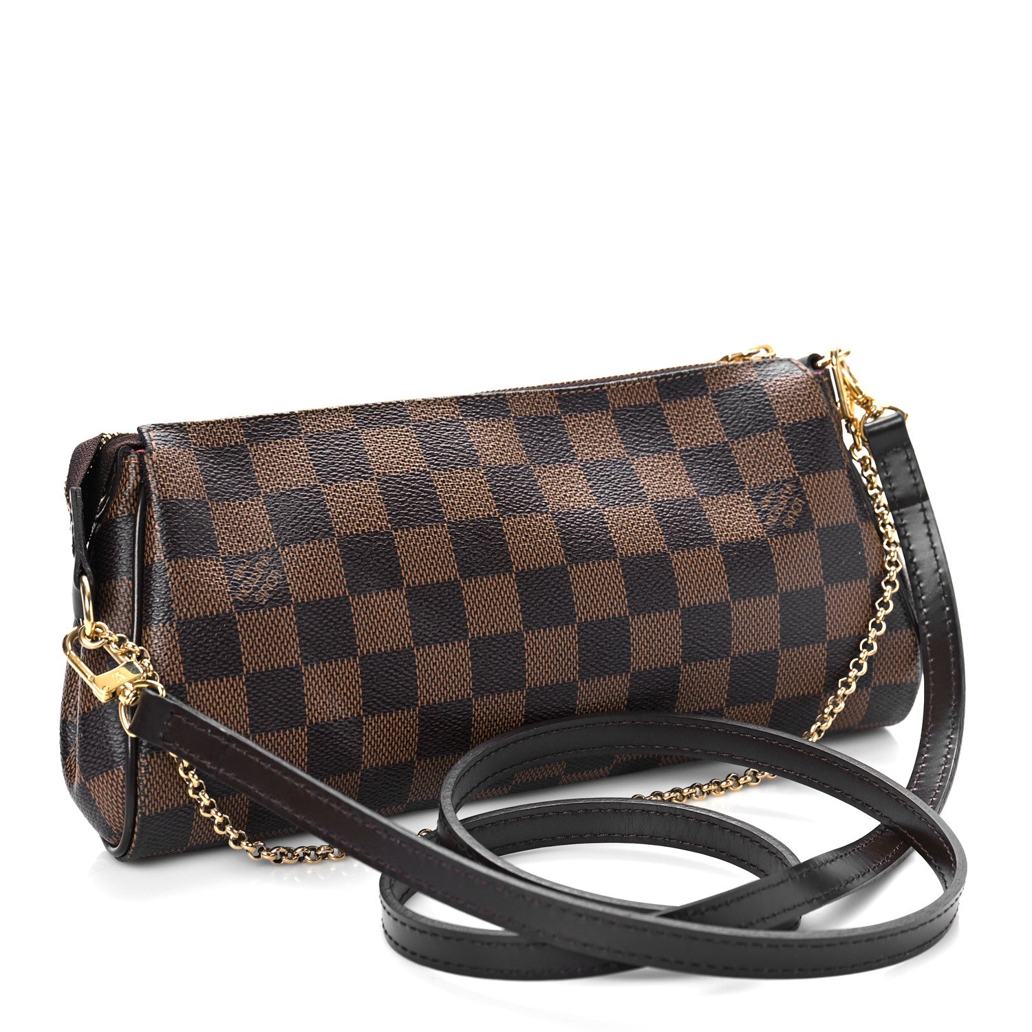 Louis Vuitton Damier Ebene Eva Clutch 3 of 9