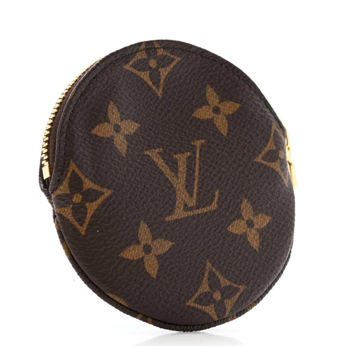 Monogram 2019 Christmas Animation Round Coin Purse Blue