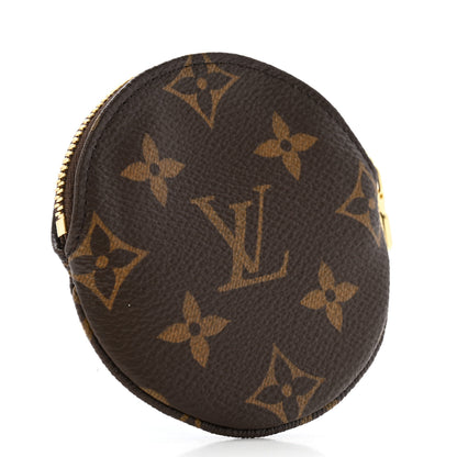 Louis Vuitton Monogram 2019 Christmas Animation Round Coin Purse Blue 3 of 7