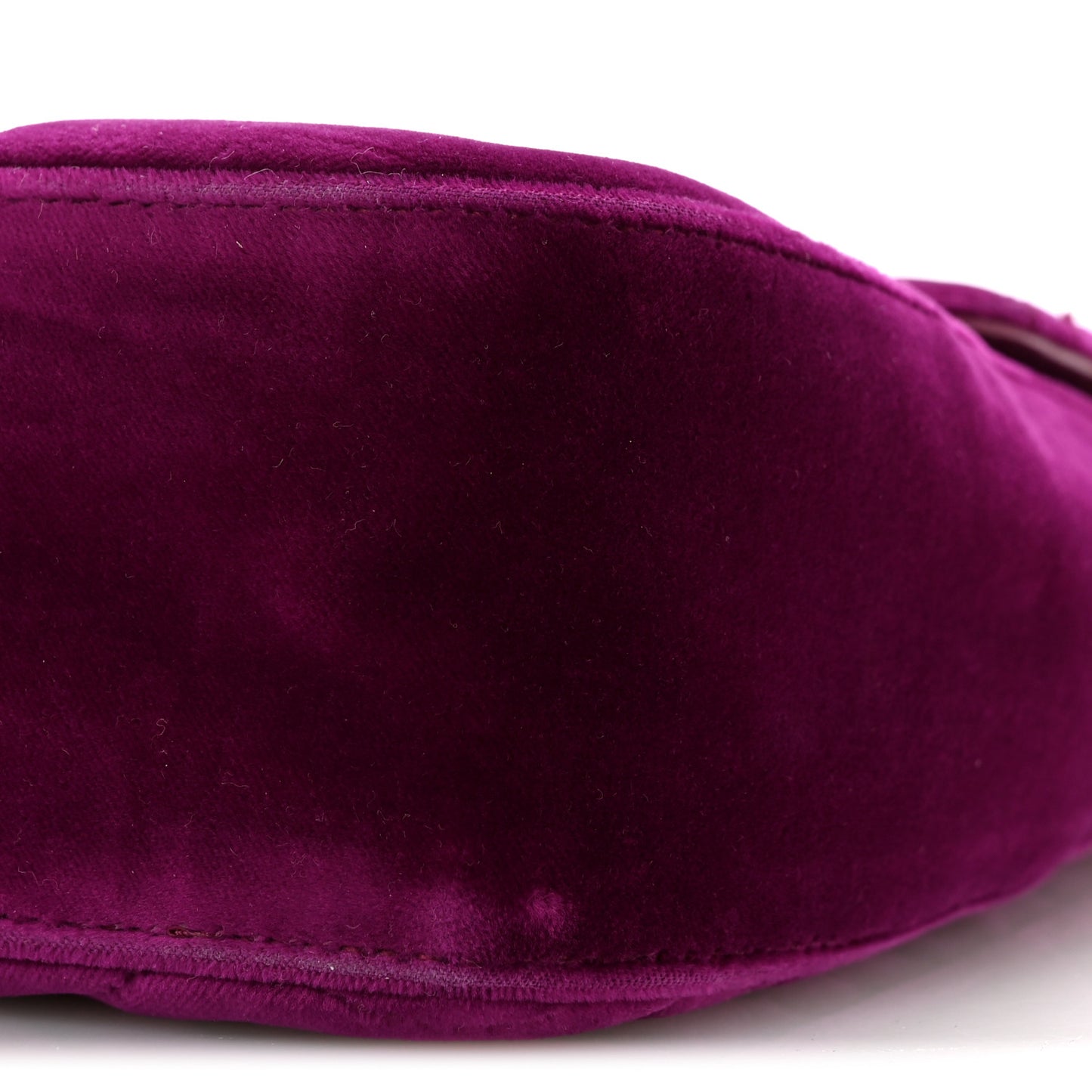 Velvet Matelasse Medium GG Marmont Shoulder Bag Fuchsia Violet Cyclamen