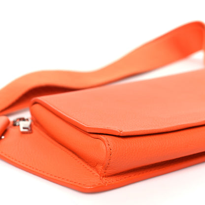 Louis Vuitton Grained Calfskin Aerogram New Sling Orange 9 of 10