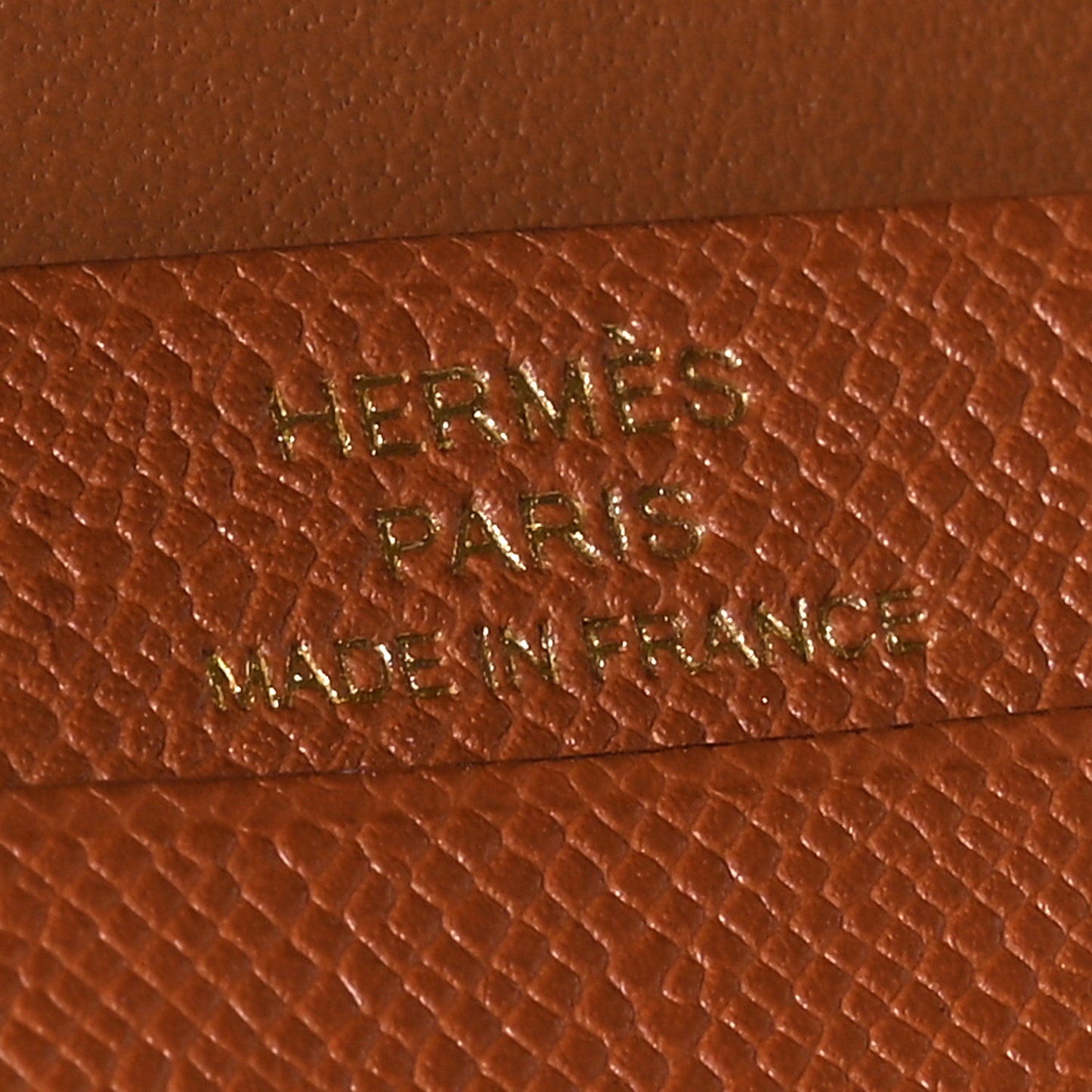 Madame Calfskin Mini Bearn Wallet Gold