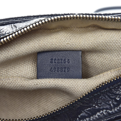 Gucci Vernice Naplack Small Soho Disco Bag Uniform Blue 7 of 8
