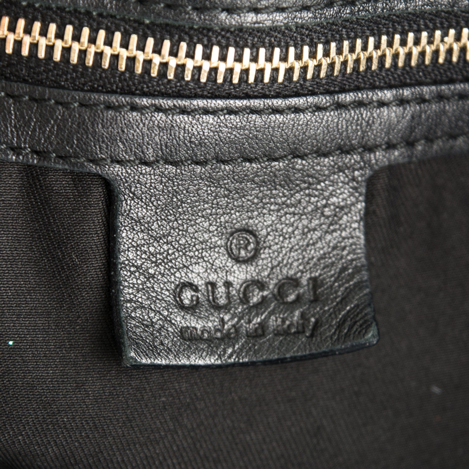 Gucci Calfskin Large Horsebit Chain Hobo Black 6 of 7