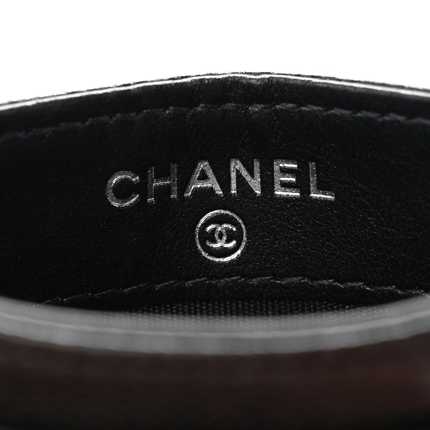 Caviar Quilted My Everything Card Holder Black