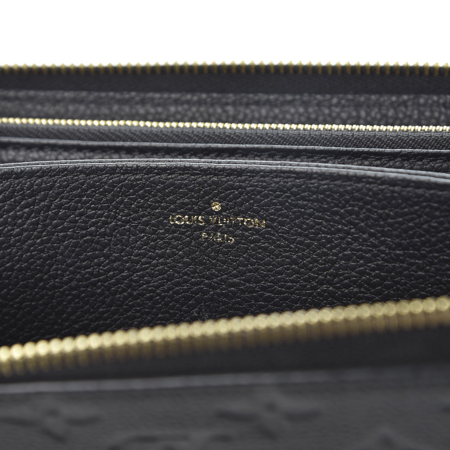 Louis Vuitton Empreinte Zippy Wallet Black 7 of 9