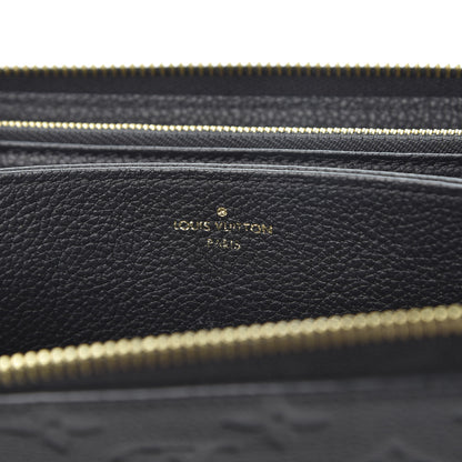 Louis Vuitton Empreinte Zippy Wallet Black 7 of 9