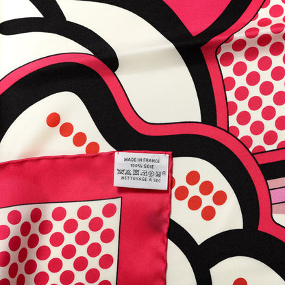 Hermes Silk Pegase Pop Scarf 140 Rose Azalee 4 of 4