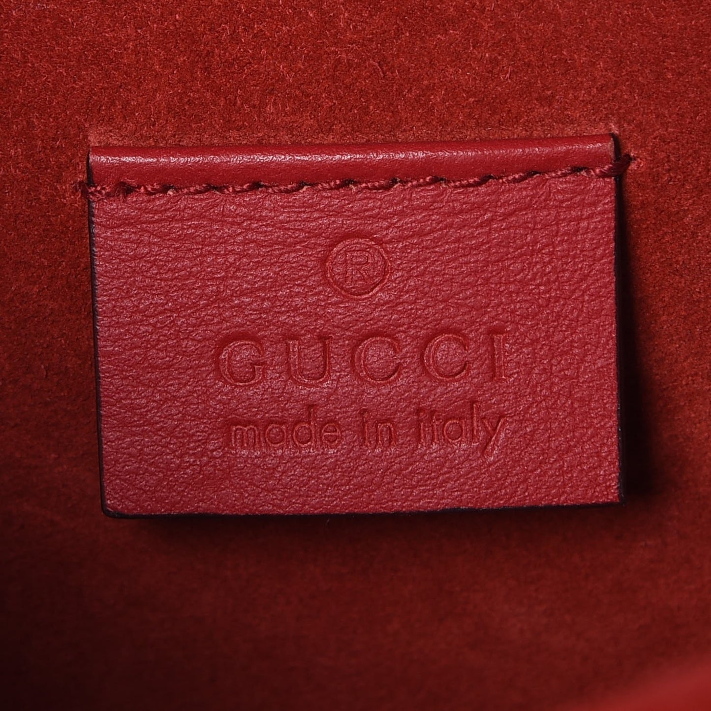 GG Supreme Monogram Mini Dionysus Shoulder Bag Hibiscus Red