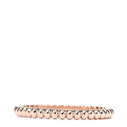 Van Cleef & Arpels 18K Rose Gold Small Perlee Ring 56 7.5 2 of 3
