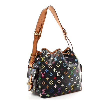 Louis Vuitton Monogram Multicolor Petit Noe Black 3 of 10