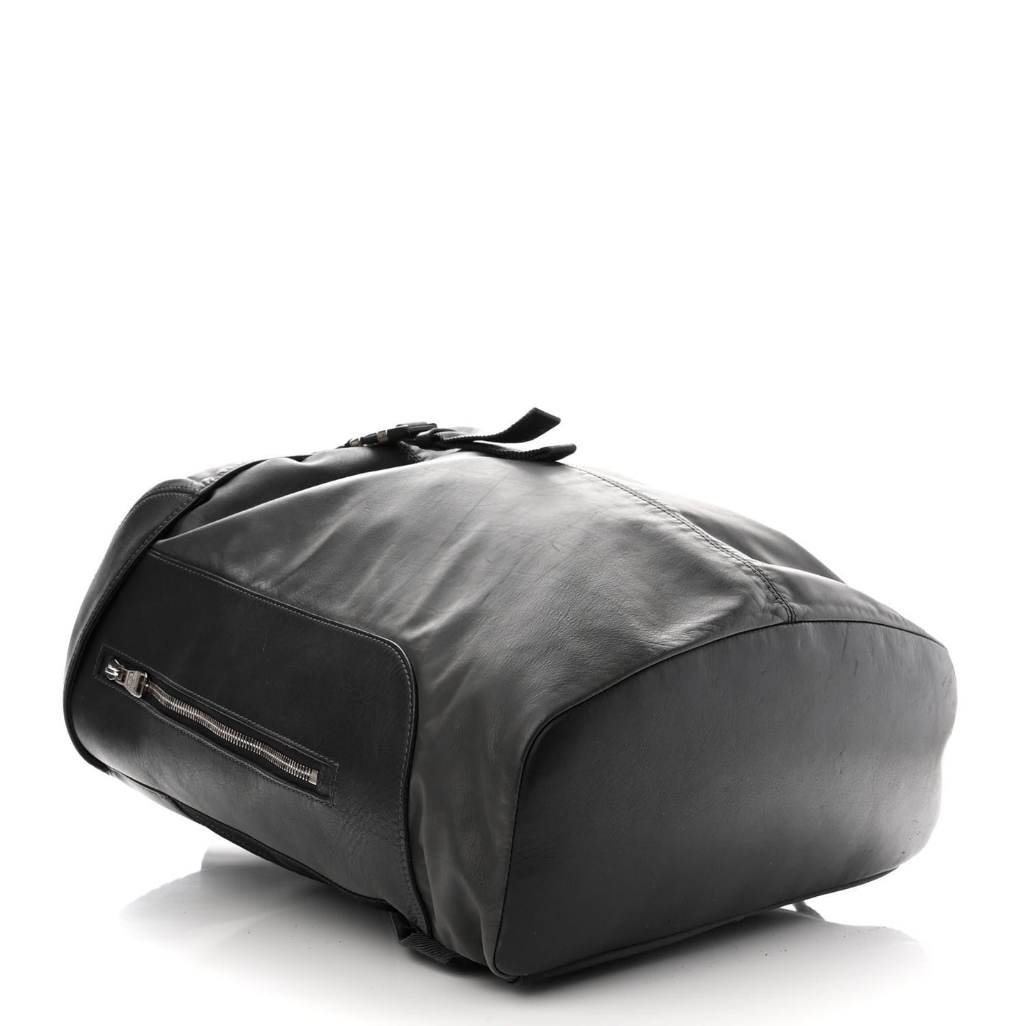 Calfskin Nylon V Line Pulse Backpack Asphalt