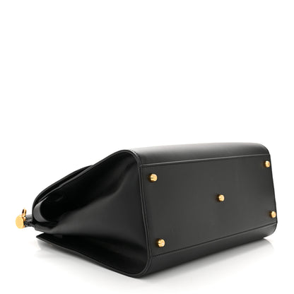 Dolce & Gabbana Vitello Morbido Large Sicily 58 Bag Black 4 of 11