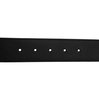 Gucci Azalea Calfskin Enamel Monochrome Double G 40mm Belt 90 36 Black 5 of 5