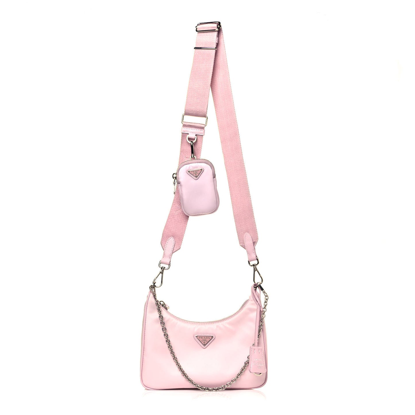 Nylon Re-Edition 2005 Shoulder Bag Alabastro