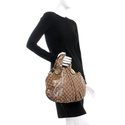 Gucci Crystal Monogram Small Hysteria Bag Brown 3 of 8