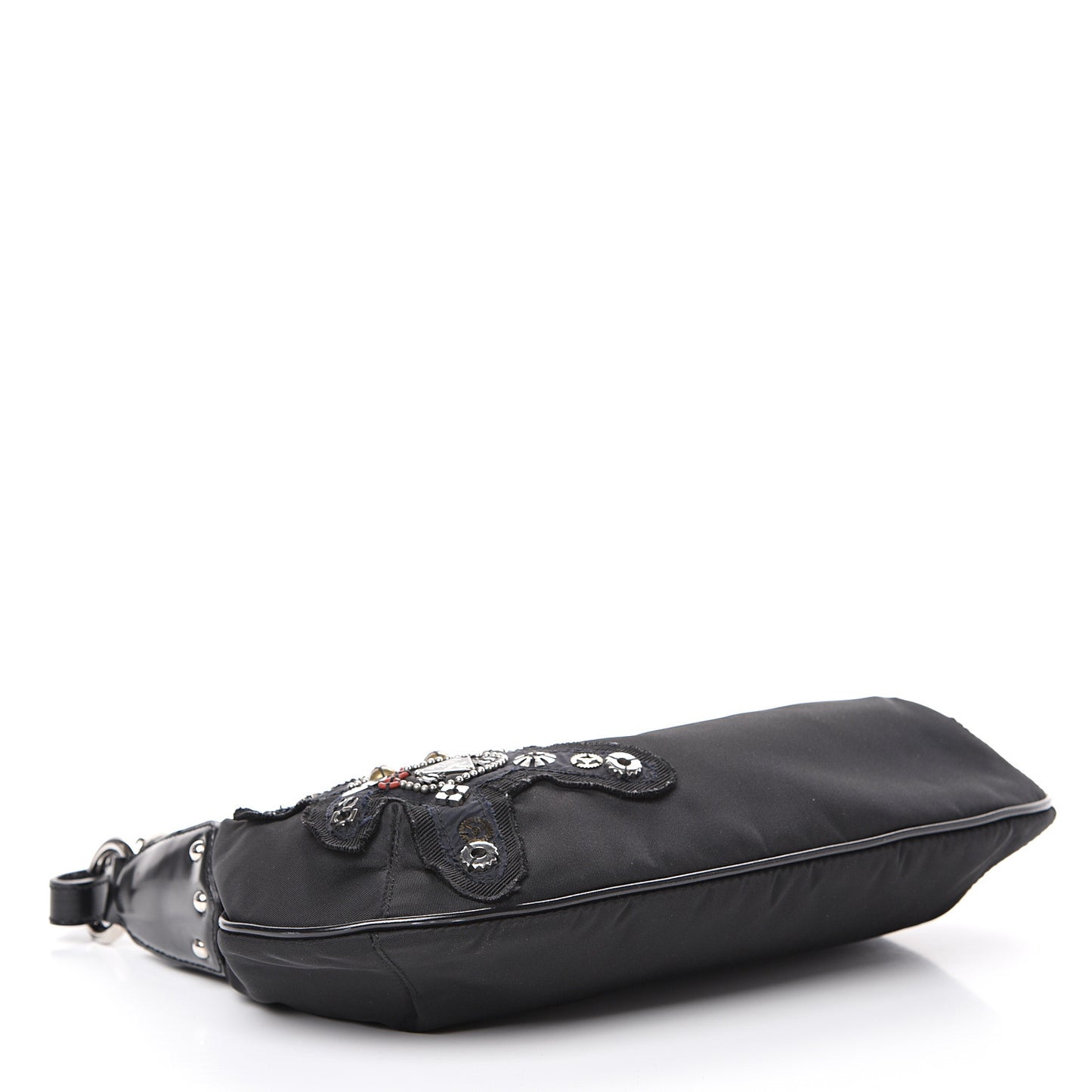 Tessuto Nylon Vela Raso Bear Hobo Black